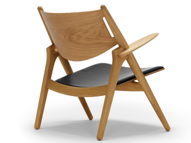 CH28P Lounge Chair - Leather