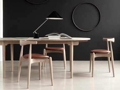 CH20 Elbow Dining Chair - Leather