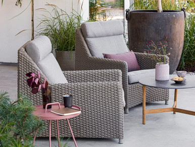 Diamond Outdoor Highback Chair