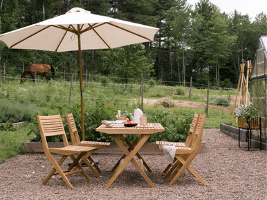 Flip Folding Outdoor Dining Set