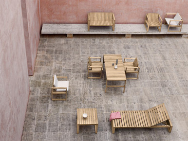 BK12 Lounge Sofa Bench - Quickship