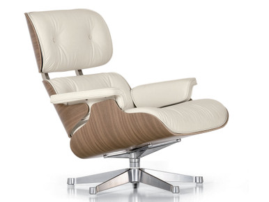 Eames Lounge Chair - White Walnut