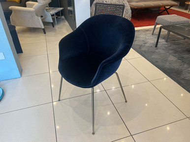 Bat Dining Chair - Saphire Velvet