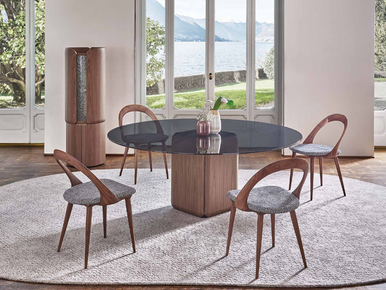 Bay Round Glass Table