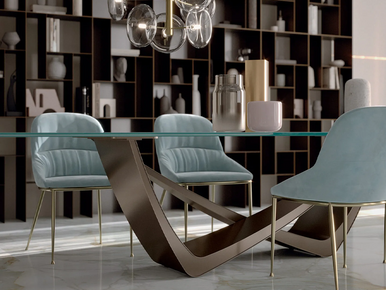Bach Dining Table - Glass