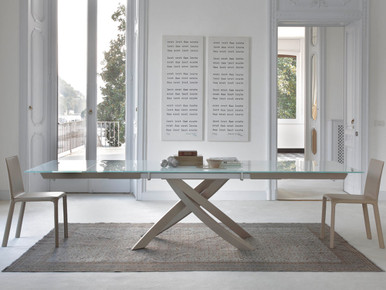 Artistico Glass Dining Table - Extendable