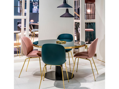 Beetle Dining Chair Front Upholstered