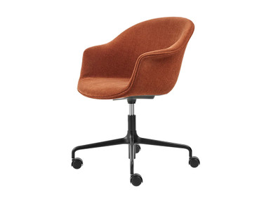 Bat Meeting Chair - Fully Upholstered - 4 Star Base with Castors