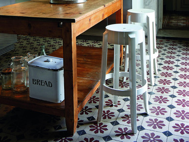 Charles Ghost Barstool Glossy White - Set of 2