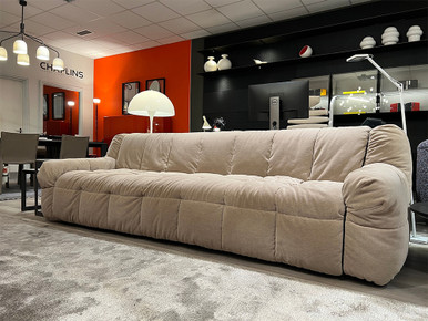 Strips 77 Sofa - Tortora Velvet