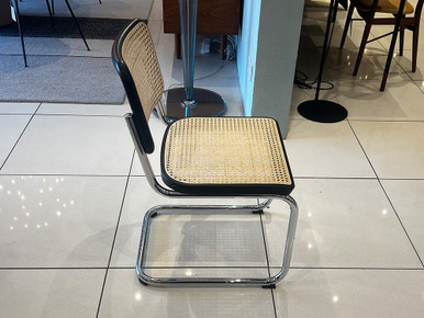 S 32 V Dining Chair - Powder-Coated Black Beech