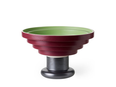 Alzata Burgundy Centrepiece