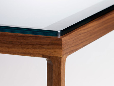 Krusin Small Side Table - Glass Top