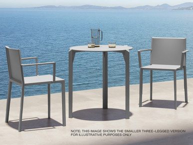 Quartz Outdoor Small Table - White