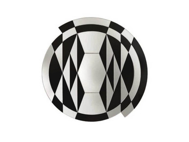 Black and White Beat Wall Mirror