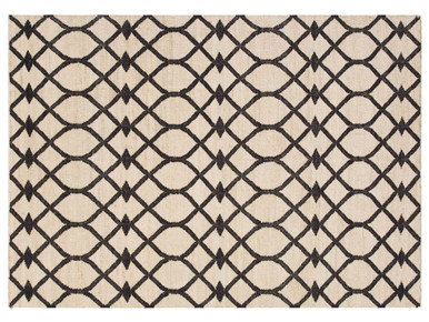 Rodas Black Kilim Rug