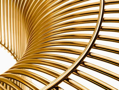 Platner Gold Side Table