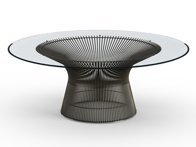 Platner Coffee Table Ø107 - Metallic Bronze