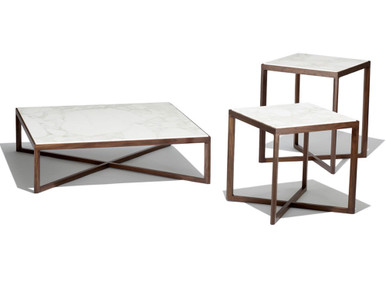 Krusin Small Side Table - Marble Top