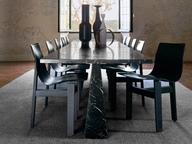 Incas Stone Dining Table - Single Base