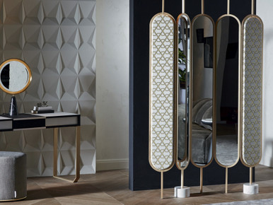 Chloé Mirrored Room Divider