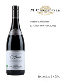 M.Chapoutier Costieres de Nimes Collection Bio Areca 2023