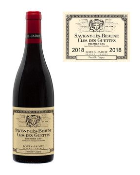 Louis Jadot Savigny-Lès-Beaune 1er Cru Clos des Guettes 2018 Louis Jadot Savigny-Lès-Beaune 1er Cru Clos des Guettes 2018