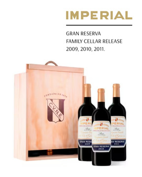 Imperial Gran Reserva Family Cellar Release 2009, 2010, 2011
