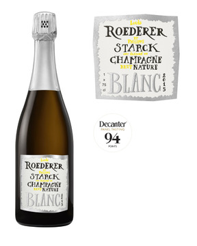 Louis Roederer et Philippe Starck Brut Nature Blanc 2015 Louis Roederer et Philippe Starck Brut Nature Blanc 2015