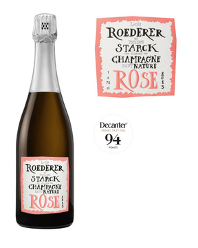 Louis Roederer et Philippe Starck Brut Nature Rose 2015 Louis Roederer et Philippe Starck Brut Nature Rose 2015