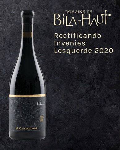 M. Chapoutier Bila-Haut Rectificando Invenies Lesquerde 2020