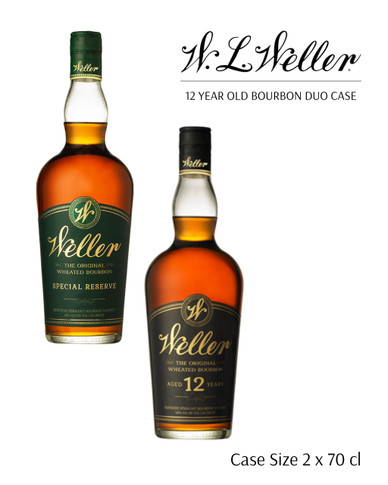 Weller 12 Year Old Bourbon Duo Case