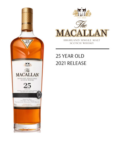 Macallan Sherry Oak 25 Years Old, 2021 Release