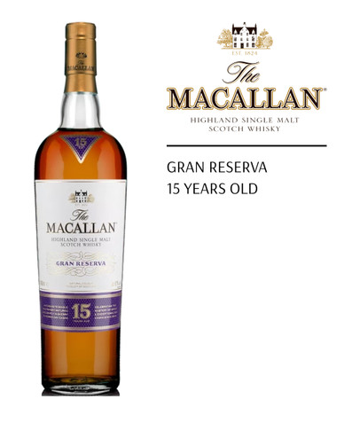 Macallan Gran Reserva 15 Years Old.