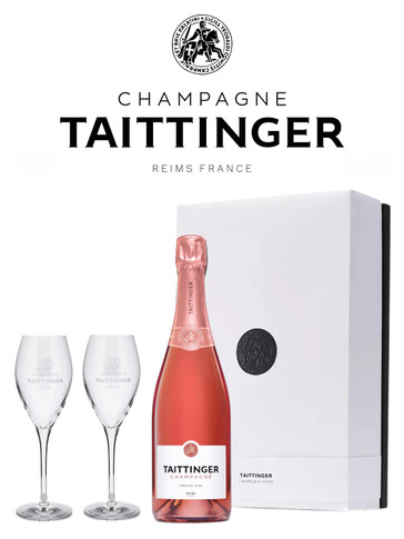 Taittinger Prestige Rosé Champagne Paradox Gift Box