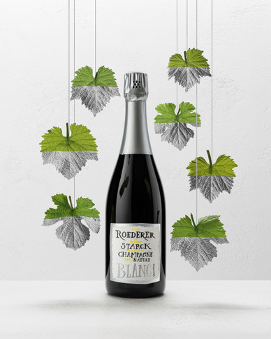 Louis Roederer et Philippe Starck Brut Nature Blanc 2015