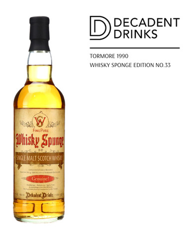 Tormore 31 Year Old Edition No.33 Whisky Sponge & Decadent Drinks