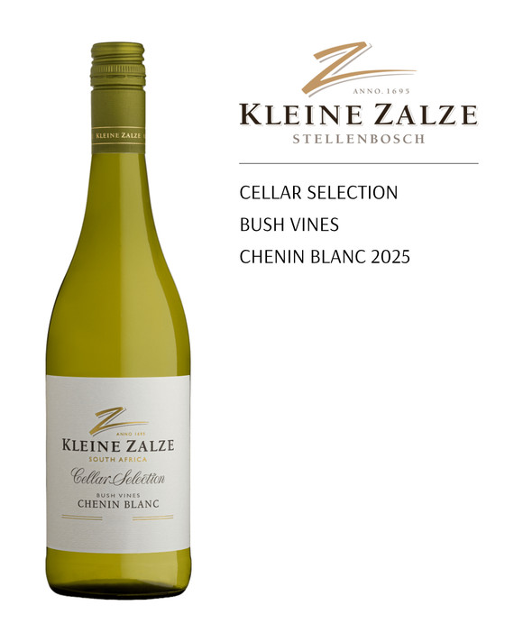 Kleine Zalze Cellar Selection Bush Vines Chenin Blanc 2025