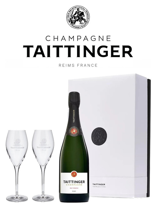 Taittinger Brut Reserve Champagne Paradox Gift Box
