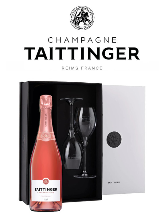 Taittinger Prestige Rosé Champagne Paradox Gift Box