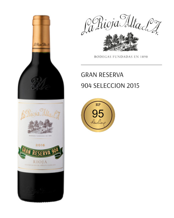 La Rioja Alta Gran Reserva 904 Seleccion 2015