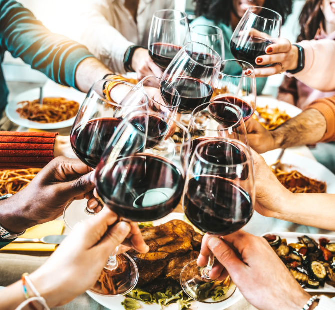 Italian Themed Gourmet Dinner.