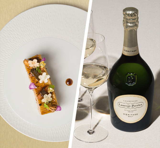 Laurent Perrier Heritage Champagne. Laurent Perrier Heritage Champagne.