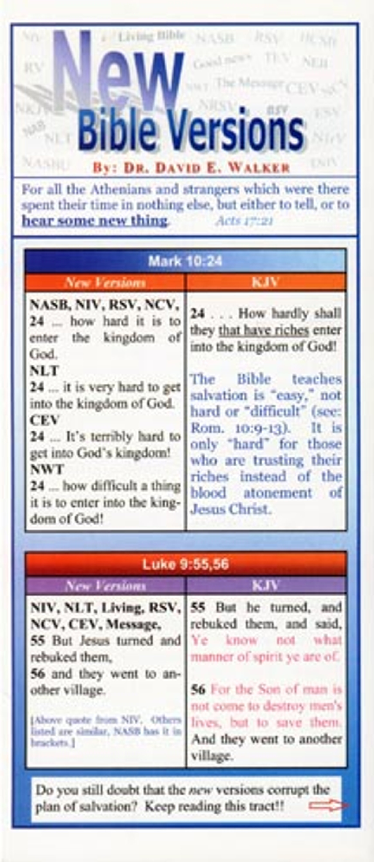New Age Bible Versions Bible Baptist Bookstore