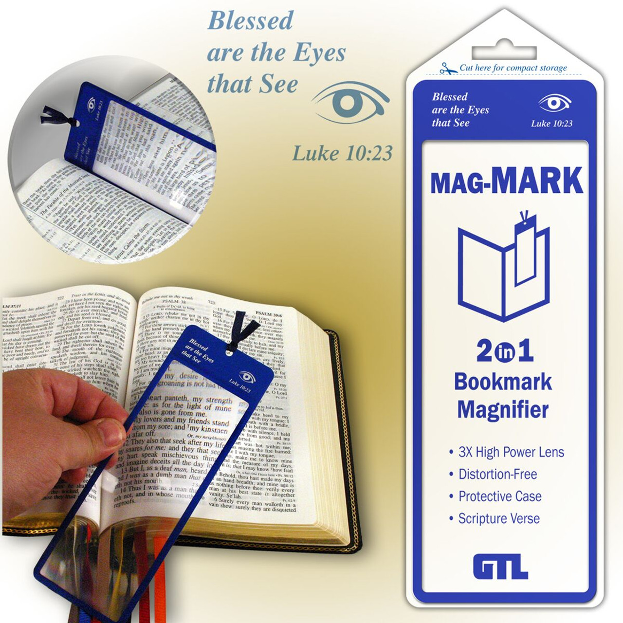 The Ribbon Bookmark Magnifier - Personalization Available