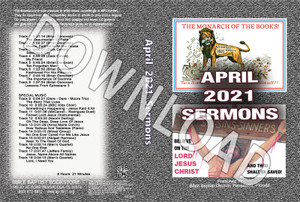 April  2021 Sermons  - Downloadable MP3