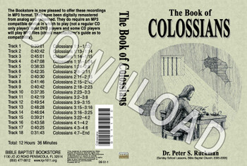 Colossians - Downloadable MP3