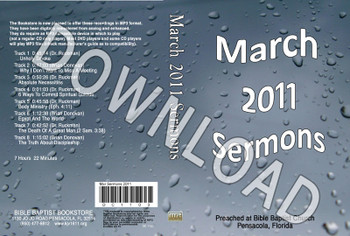March 2011 Sermons - Downloadable MP3