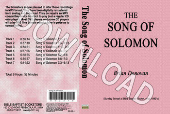 Brian Donovan: Song of Solomon - Downloadable MP3