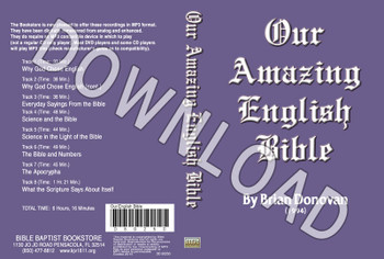 Brian Donovan: Our Amazing English Bible - Downloadable MP3